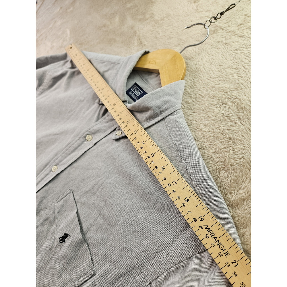 Polo Ralph Lauren Dress Shirt Micro-check Cotton Button-down Shirt Pony Logo - Picture 7 of 10